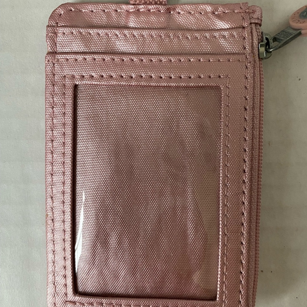 Kipling Lanyard Cardholder Icy Rose Metallic New Without Tags - Picture 5 of 8